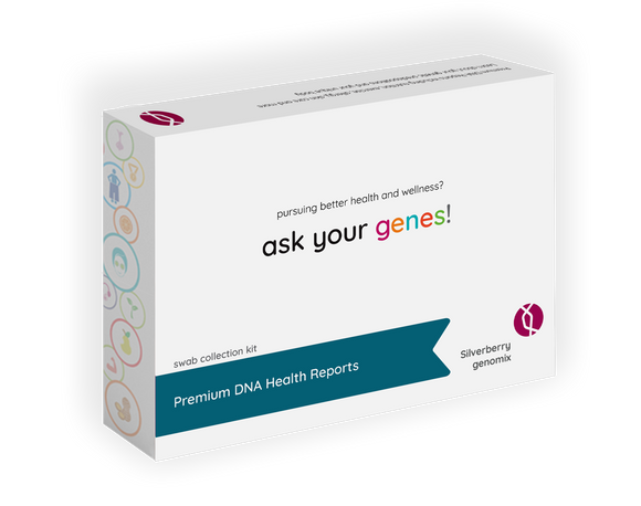Premium Silverberry DNA Test Kit, All DNA Reports - Free Shipping