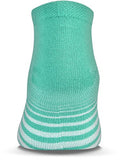 Under Armour Women's Essential Twist No Show Socks (6 Pack), Rainbow Stripes/Assorted, Medium